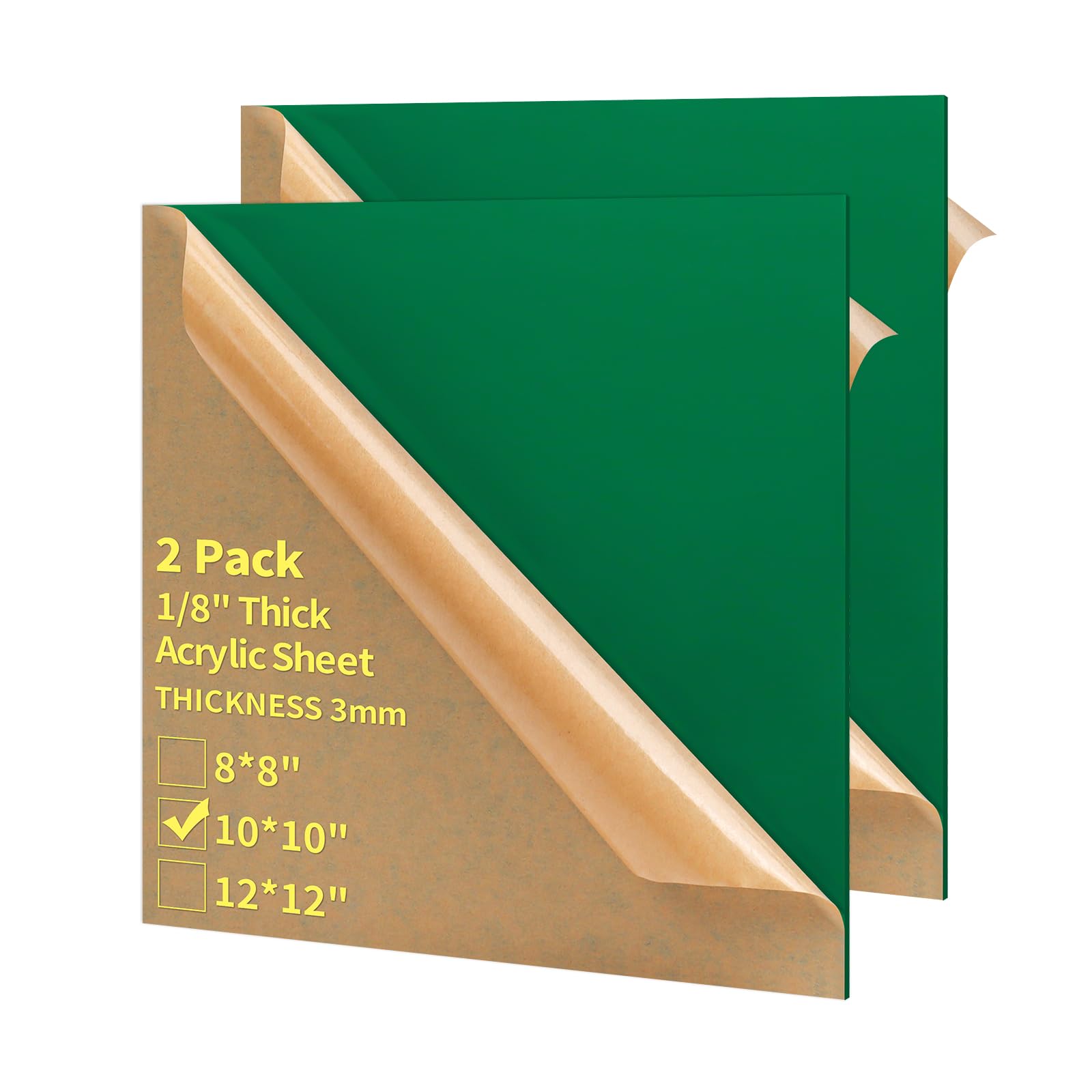 Purple Acrylic Sheets - 2 Pack for DIY Crafts -7