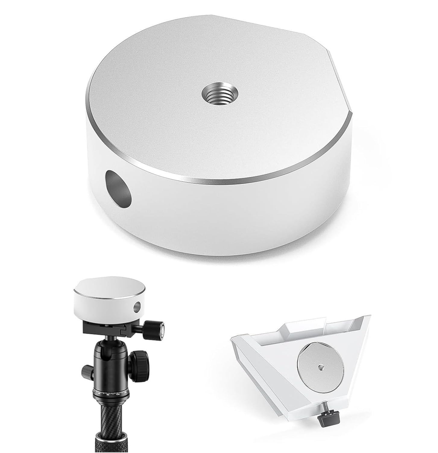 Starlink Mini-Stativhalterungsadapter aus Legierung, 1/4-Zoll-20-Gewinde, passend für Standard-Stative und Klemmen, langlebig, präzisionsgefertigt, schnelle sichere Installation, ideal für Wohnmobile