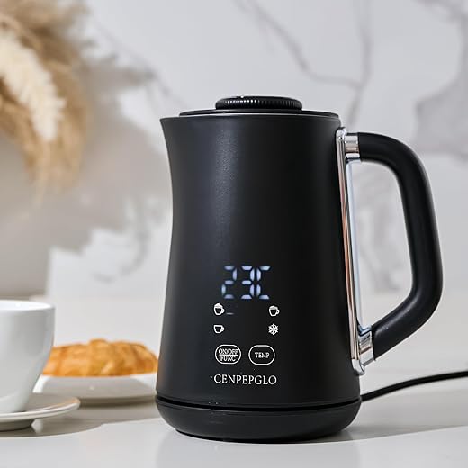 Cenpepglo - Electric Milk Frother, 4 in 1 Milk Frother 16.9oz/500ml, Automatic Hot and Cold Frothing Machine and Milk Warmer for Coffee, Latte, Cappuccino,