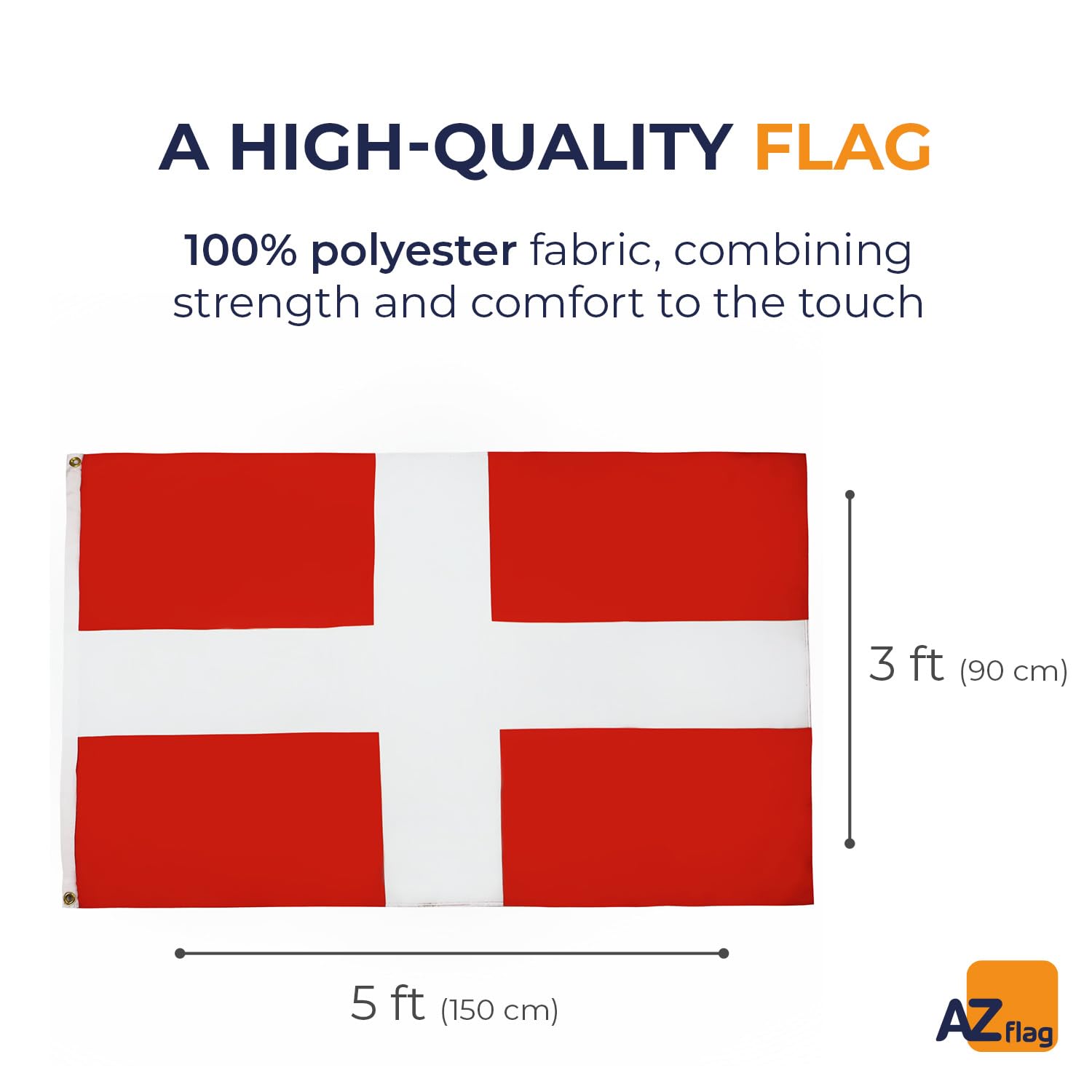 AZ FLAG, Savoy Flag, 3x5 Ft, Light Polyester Savoyard, Savoie Banner with Two Brass Eyelets, Fade Resistant, Vivid Colors - Image 2