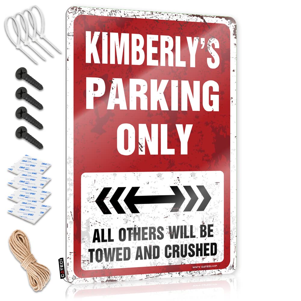 Kimberly's Parking Only Must Old - Wall Art Nice Vintage Wall Art(20X30CM)