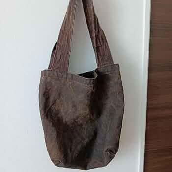 キクチジュンコさん　柿渋トートバッグ（小） 61vxrze02NL._UF350,350_QL50_.jpg