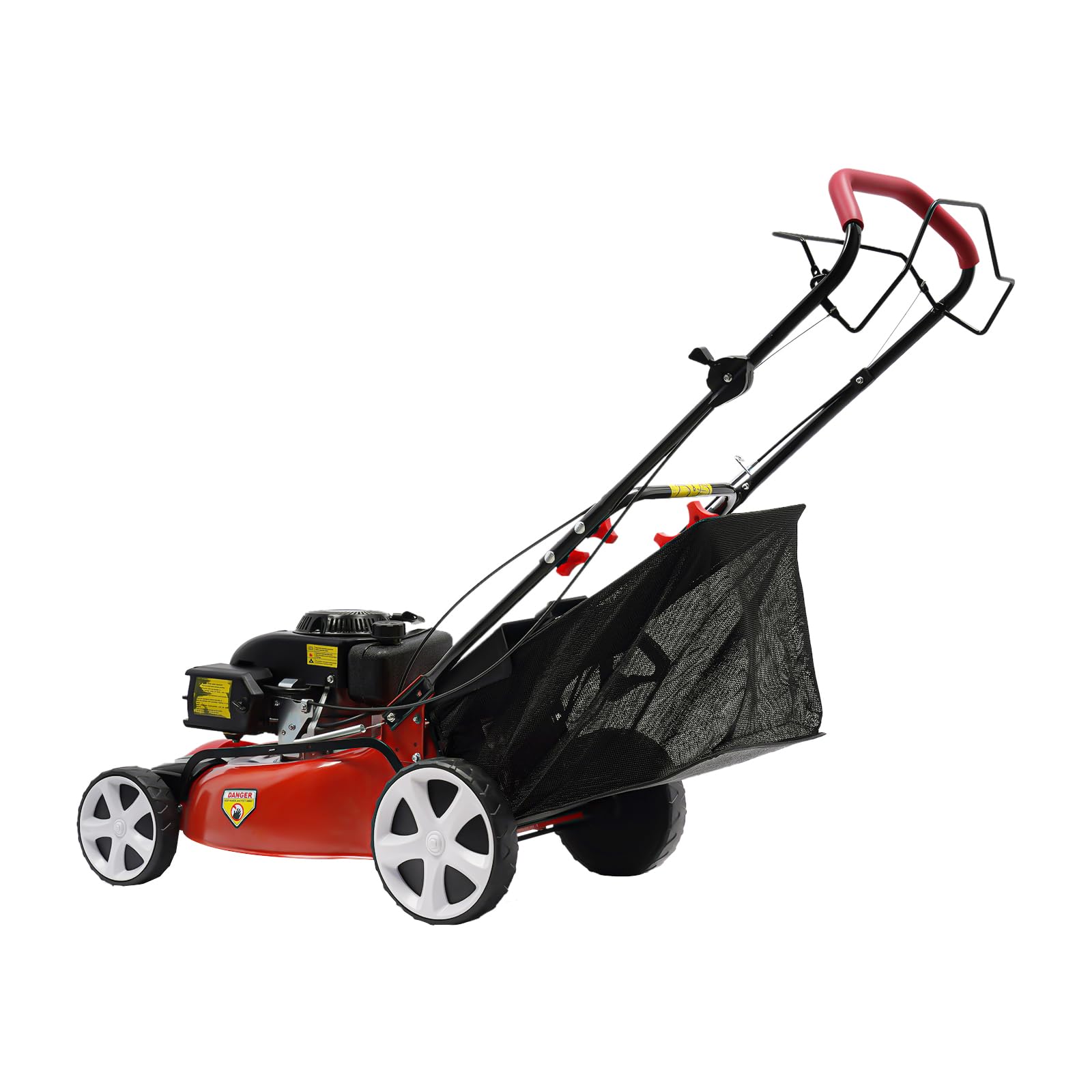 Cortacésped de gasolina de 4 tiempos, gasolina, autopropulsado con conductor, para césped, autopropulsado de gas, adecuado para planes deportivos, mesas de ciudad, jardines verdes