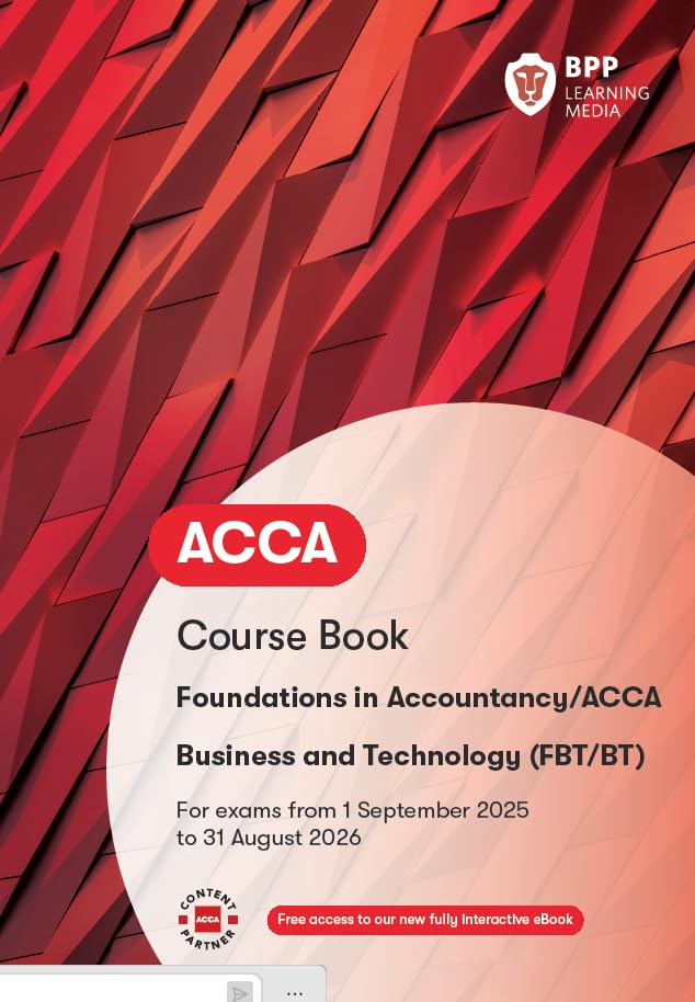 FIA Business and Technology FBT: Course Book FIA Business and Technology FBT: Course Book