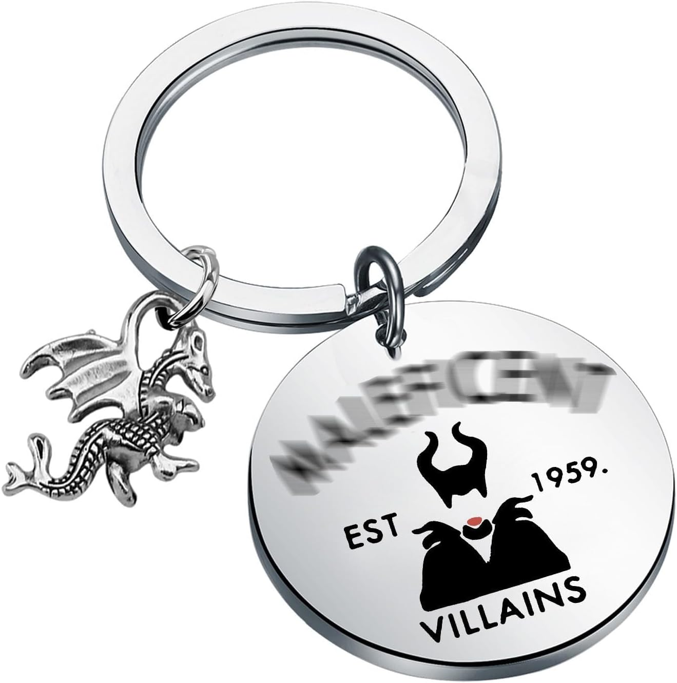 Villain Queen Inspired Gift Villains Movie Jewelry Movie Fans Gift The Evil Queen Keychain Witch Gifts Evil Females Gifts (Male-villains kc)