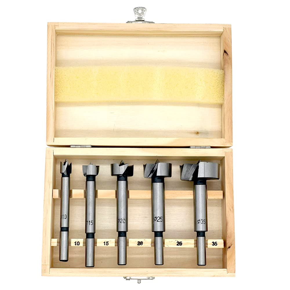 Sparta Kit 5 Brocas Forstner Fresa 10 A 35Mm Para Dobradiça