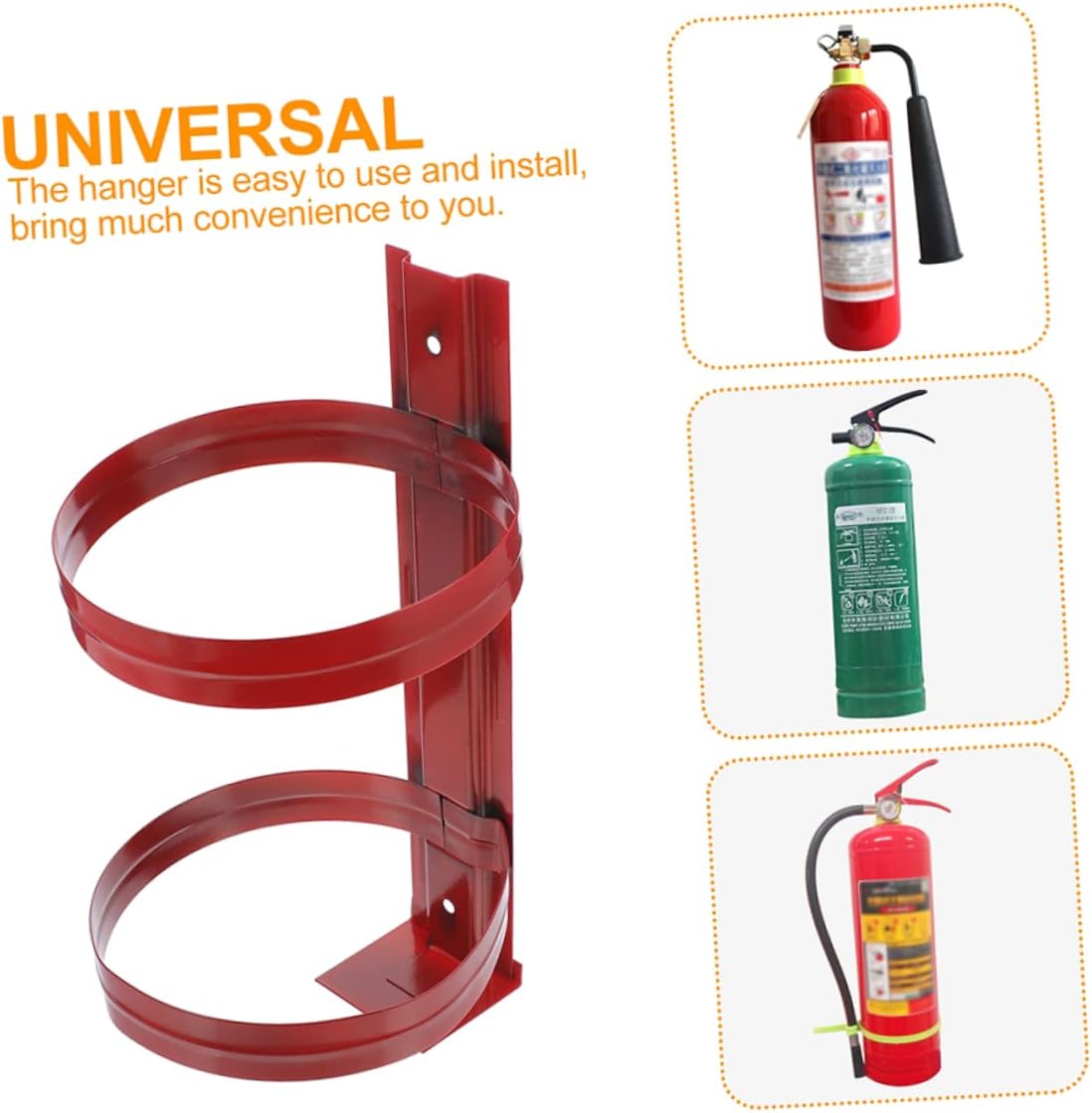 Cabilock 2 Pcs Fire Extinguisher Bracket Adjustable Stand Wall Display Shelf Corner Shelves Wall Mounted Fire Extinguisher Hanger Fire Extinguisher Mount Fire Extinguisher Wall Mount Holder