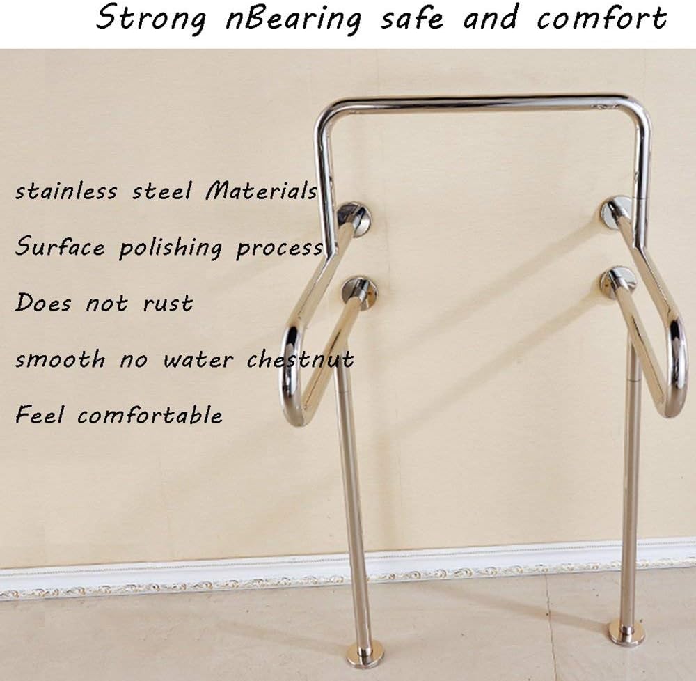 HTLLT Safety Handle Handrail Little Urinal Handrail Bathroom Accessibility Old Man Handrail Public Toilet : Health & Household