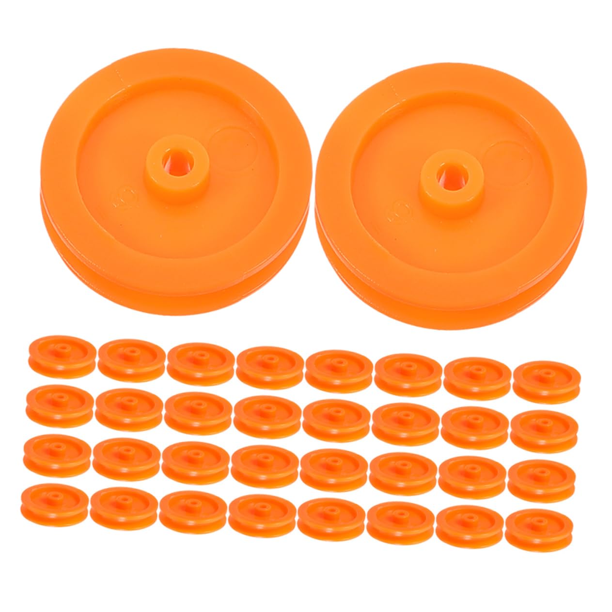 STOBAZA Diy Mute Pulley Wheel 50pcs Plastic Pulley for Rc Car Modification Accessories