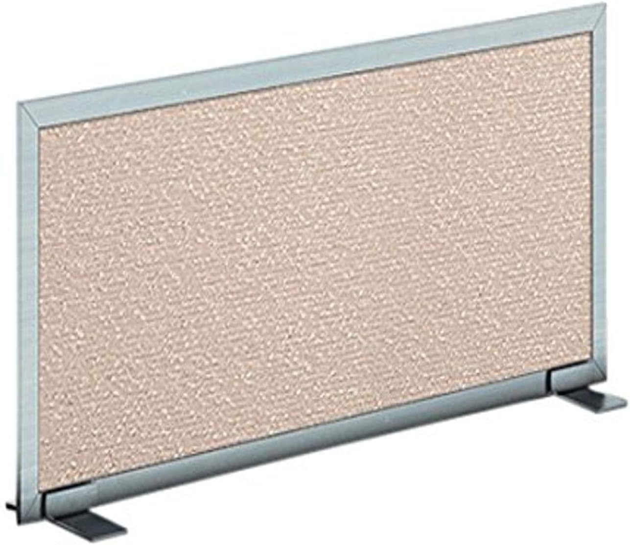 OBEX Acoustical Free Standing Privacy Screen, Cubicle Accessories Desk Privacy Panel, Desk Dividers for Office, Office Furniture Partitions Portable Sound Proof Dividers, 24" x 42", Slate