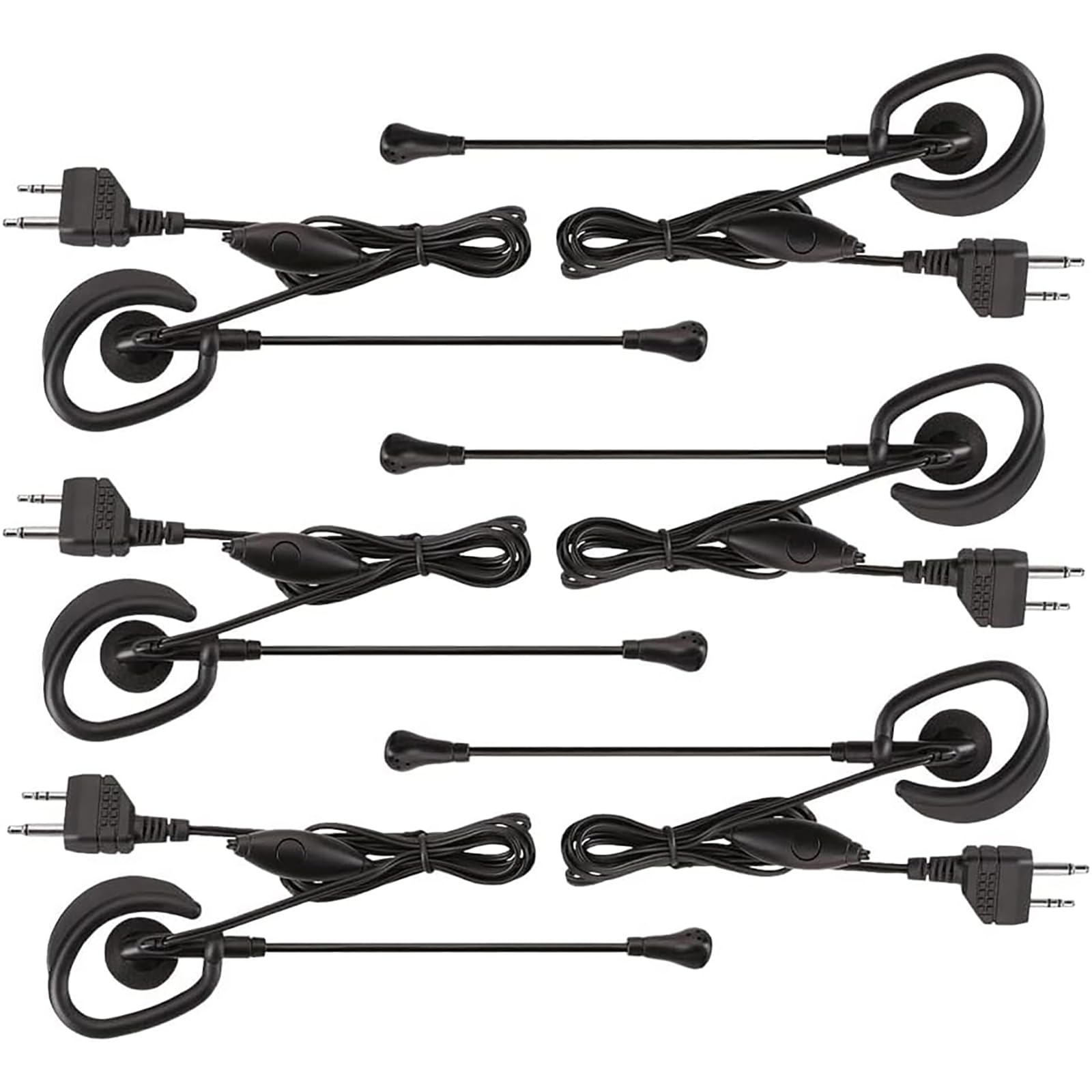 Midland AVP-1 Headset Two-Way Radios (6-Pack)