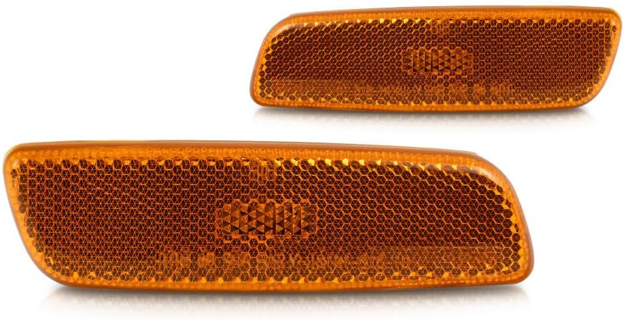 KarParts360 For 2004 2005 2006 Scion xA Side Marker Light Assembly Pair Driver and Passenger Side w/Bulbs For LX2550103 LX2551103 | 81741-30120, 81731-30110