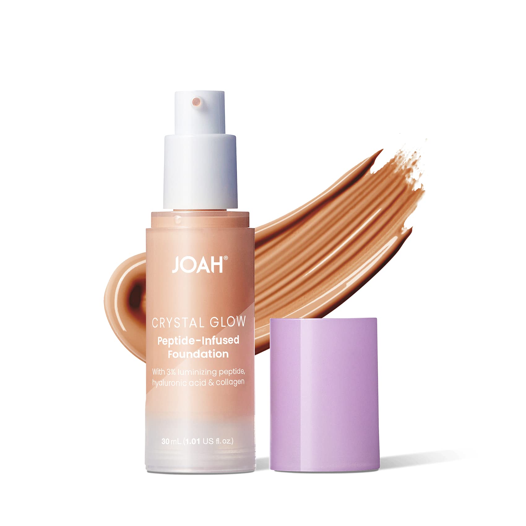 Amazon.com : JOAH Crystal Glow Peptide-Infused Foundation, 2-in-1