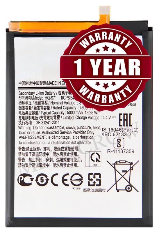 Image of Original HQ-S71 Battery Compatible for Samsung Galaxy M11 (SM-M115F) - (5000mAh) - 1 Year Warranty JK1