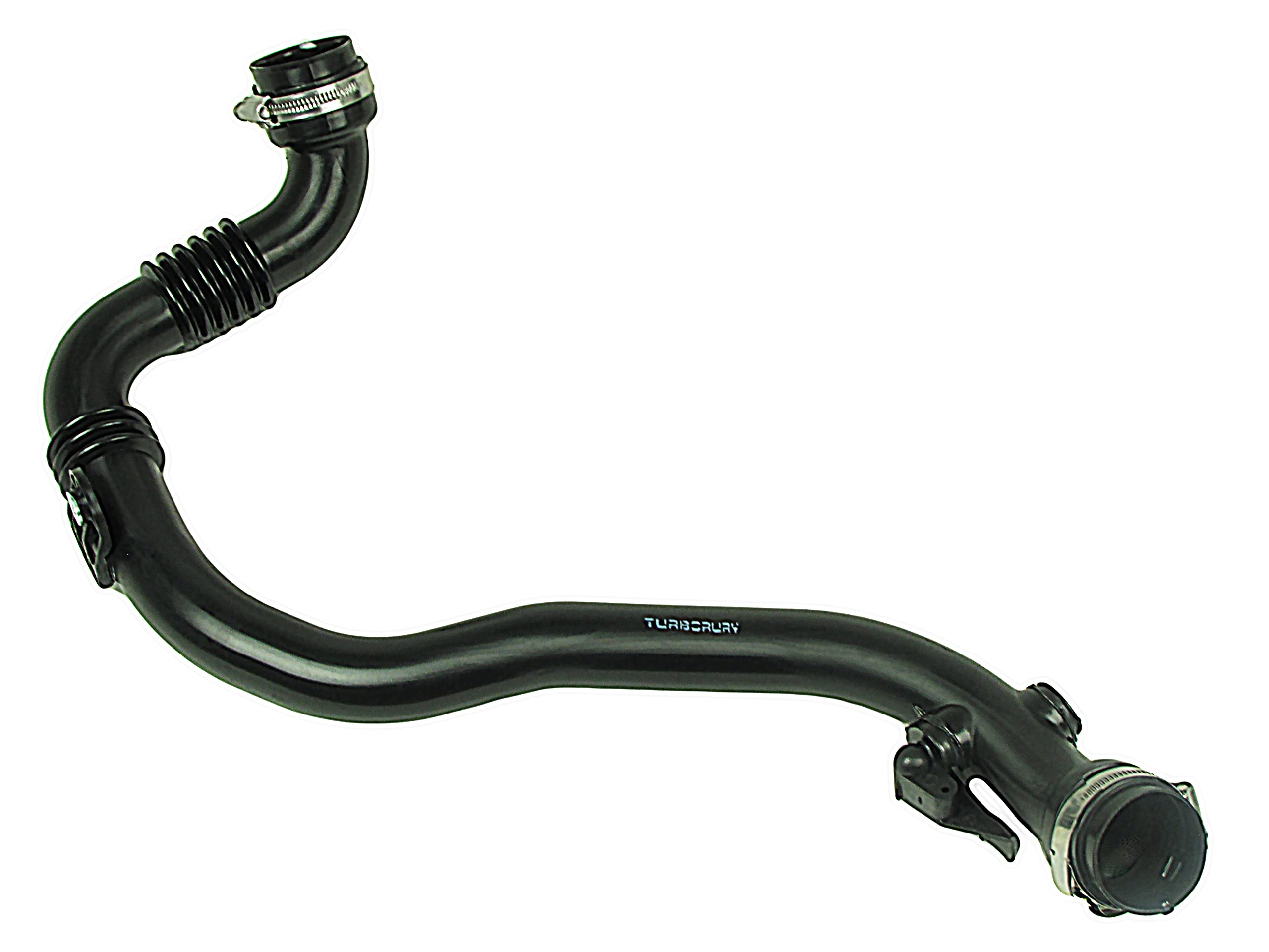 Manguera de Intercooler de Reemplazo - Compatible con Renault Clio III Grand Modus 1.5 dCi – OE 8200468372 – Goma Reforzada con Fibra Kevlar – Resistente a la Presión y al Calor
