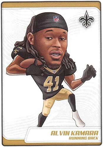 2019 NFL Football Panini Album Sticker #449 Alvin Kamara New Orleans Saints Fathead (2 inches Wide X 2 1/4 Inch Tall Individual Album Sticker)