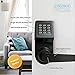 Colosus Electronic Trusted Digital Keyless Door Lock, Keypad – Smartcode Security, Grant & Control Access for Home, Office (Black - 4 Key Fobs)
