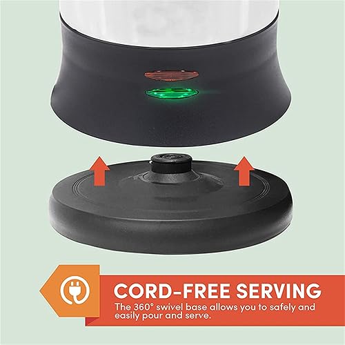 Miniatura 4 de SOTECH Percolator - Cafetera eléctrica con mango Cool Touch, perilla de progreso de preparación transparente (12 tazas)