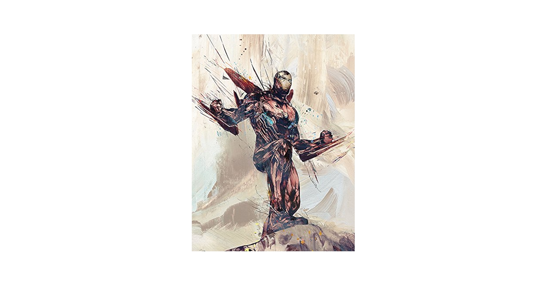 Amazon.com: Avengers: Infinity War 60x80cm Iron Man Sketch