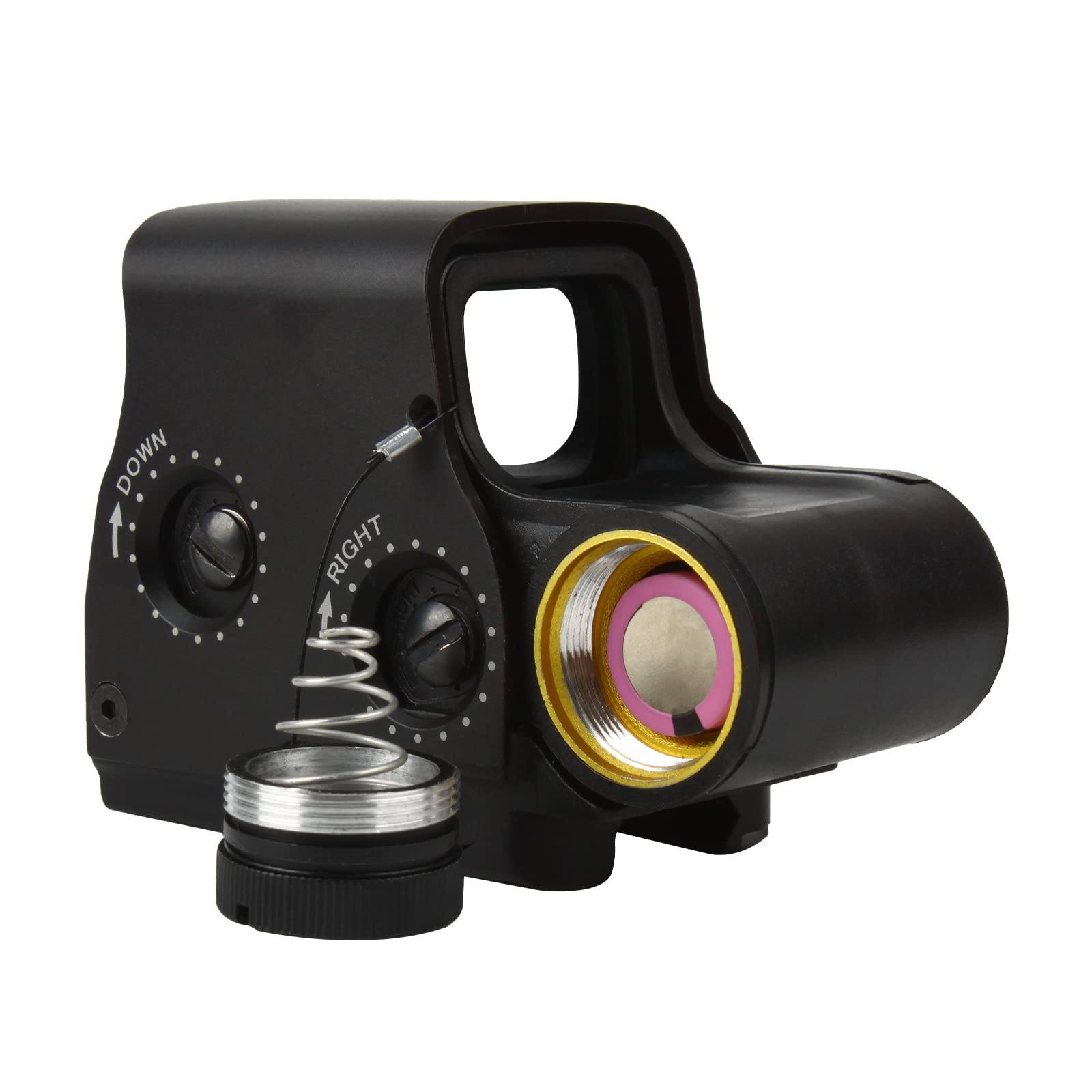 Tactical Red & Green Illumination Holosight 20mm Rail Reflex Sight Scope Point Visor Holográfico Sight CJ/MZJ-9 (Tipo C)