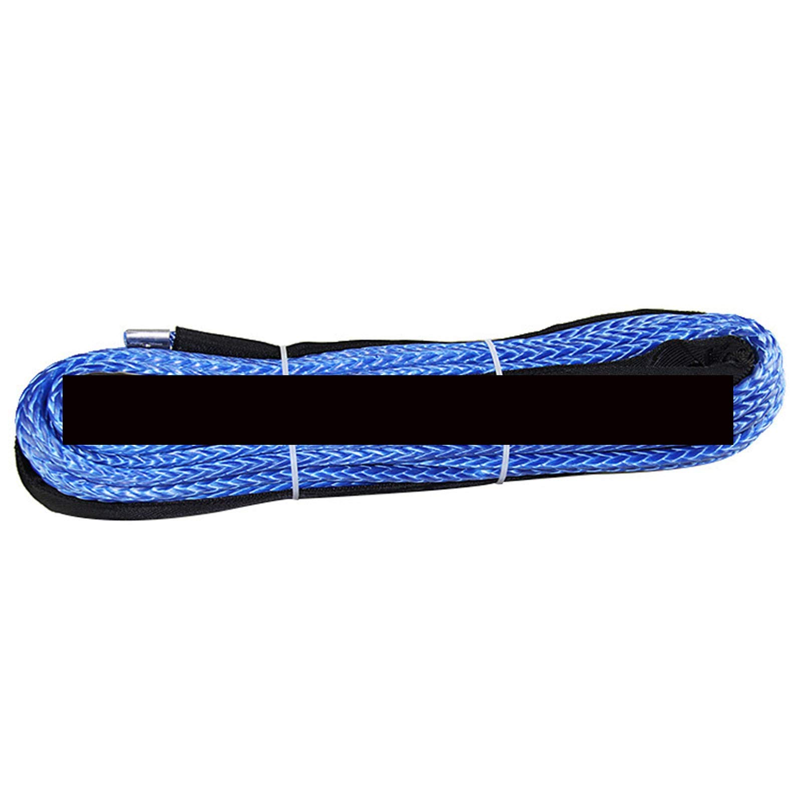 Winch Rope, 12mm Off-Road Vehicle Winch Rope Traction Rope Polymer Polyethylene Trailer Rope(Rosso)