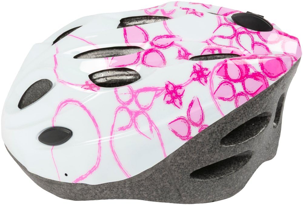 Casco bici regolabile in poliestere resistente agli urti. Forma aerodinamica e lacci regolabili. Elmetto con chiusura a clip. Prodotto conforme alla normativa europea EN 1078.