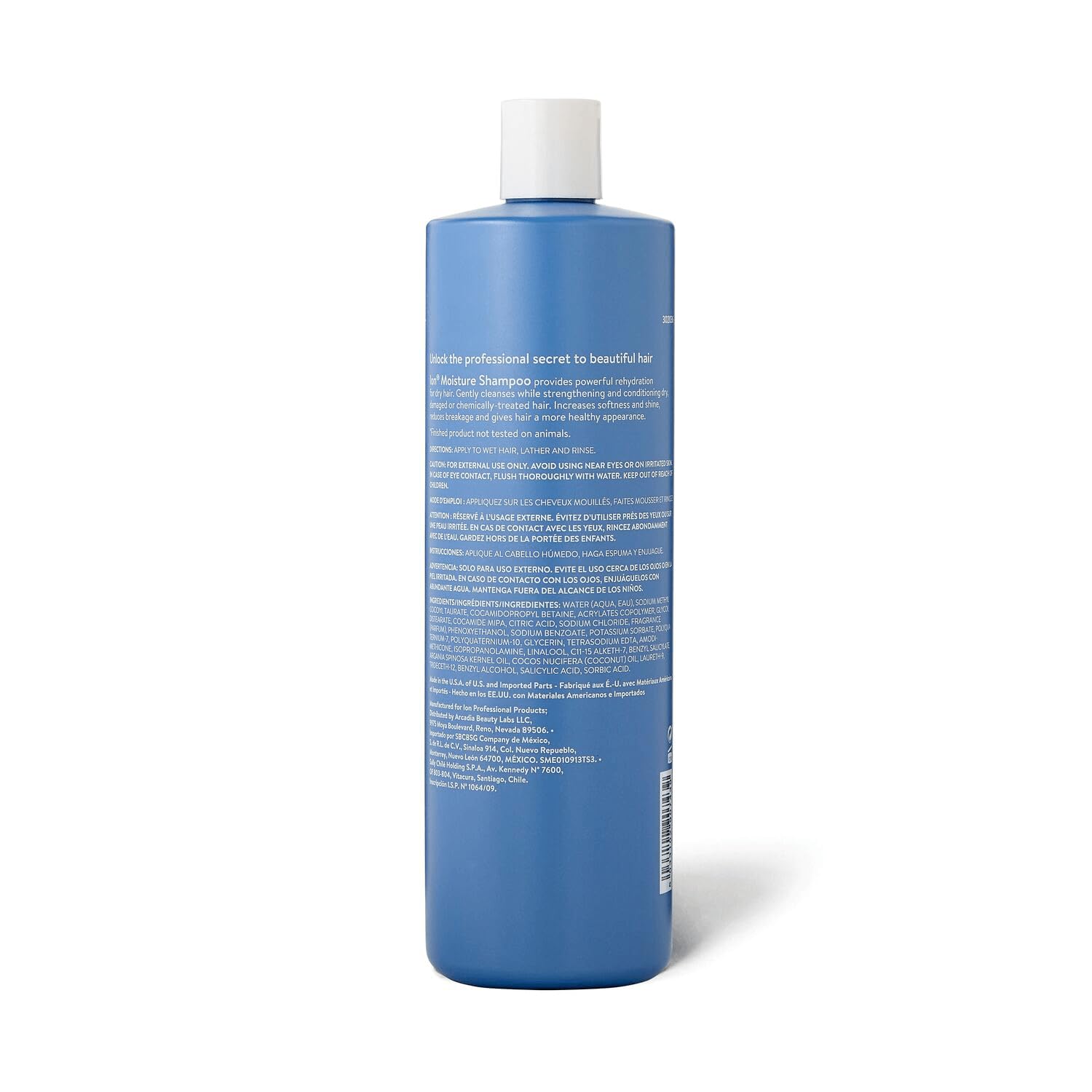 Amazon.com : ion Moisture Shampoo, Vegan, Sulfate Free, Paraben