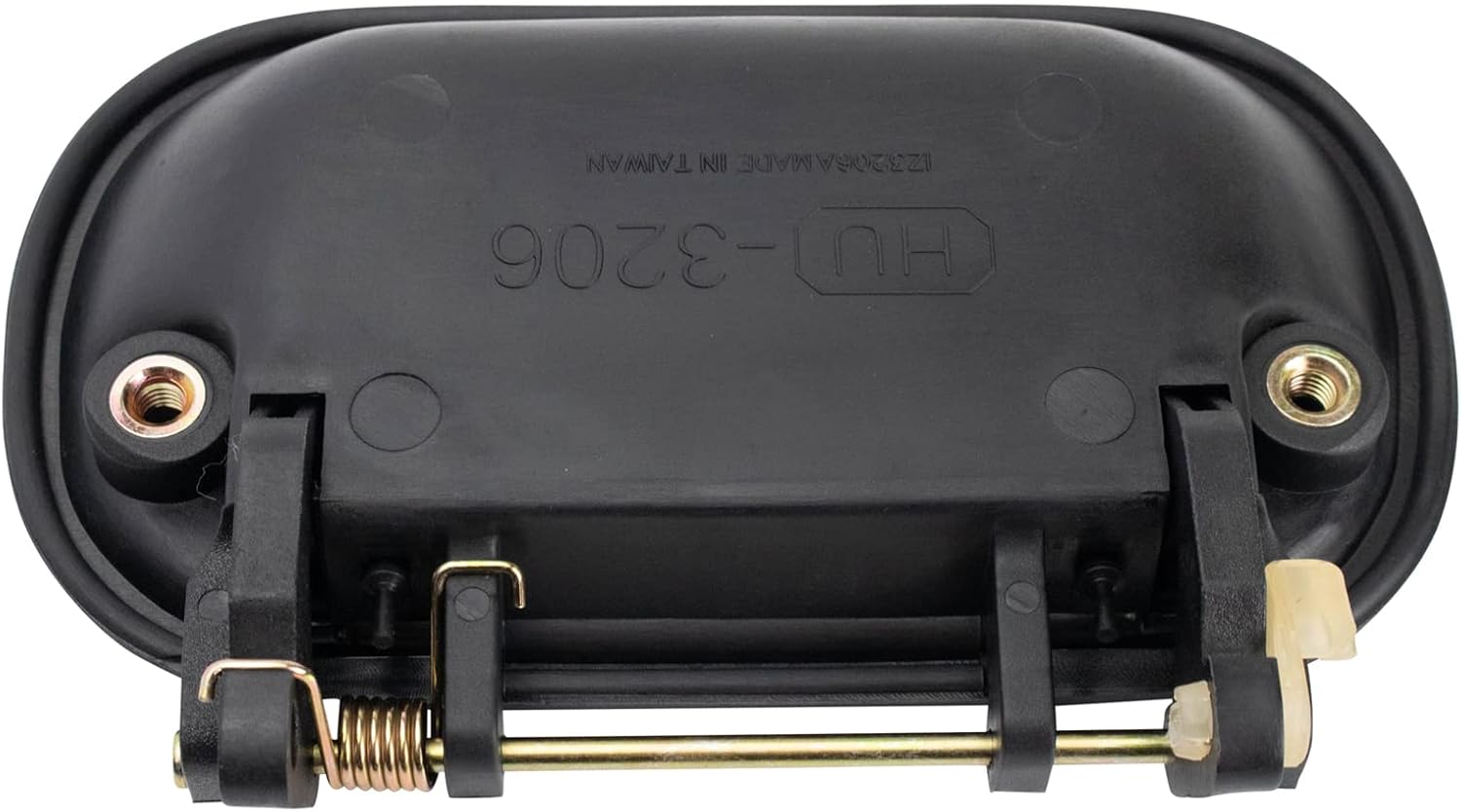 TRQ Exterior Door Handle Black RH Passenger Side for Chevrolet GMC Isuzu