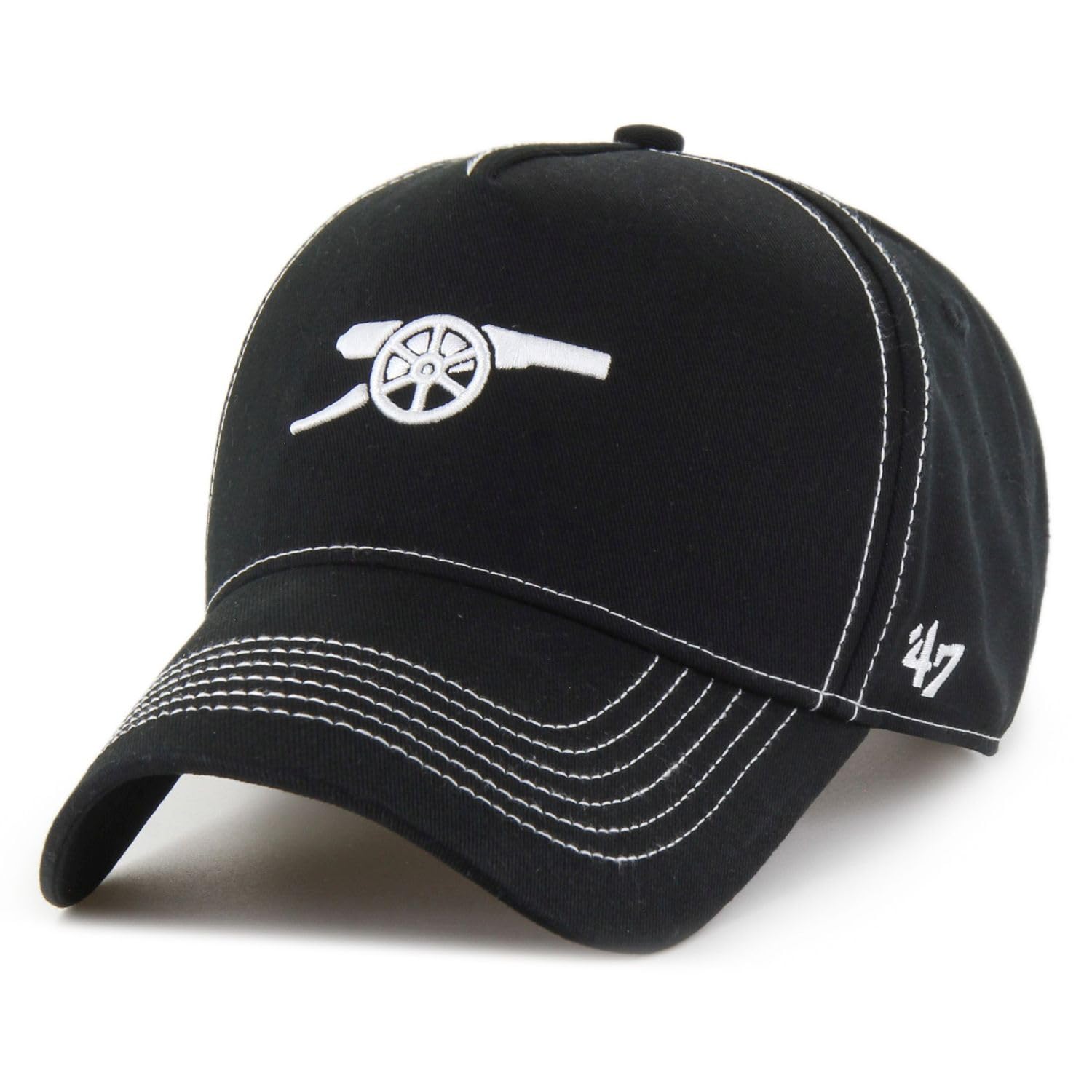 47 Gorra ajustable – Contrast FC Arsenal, color negro