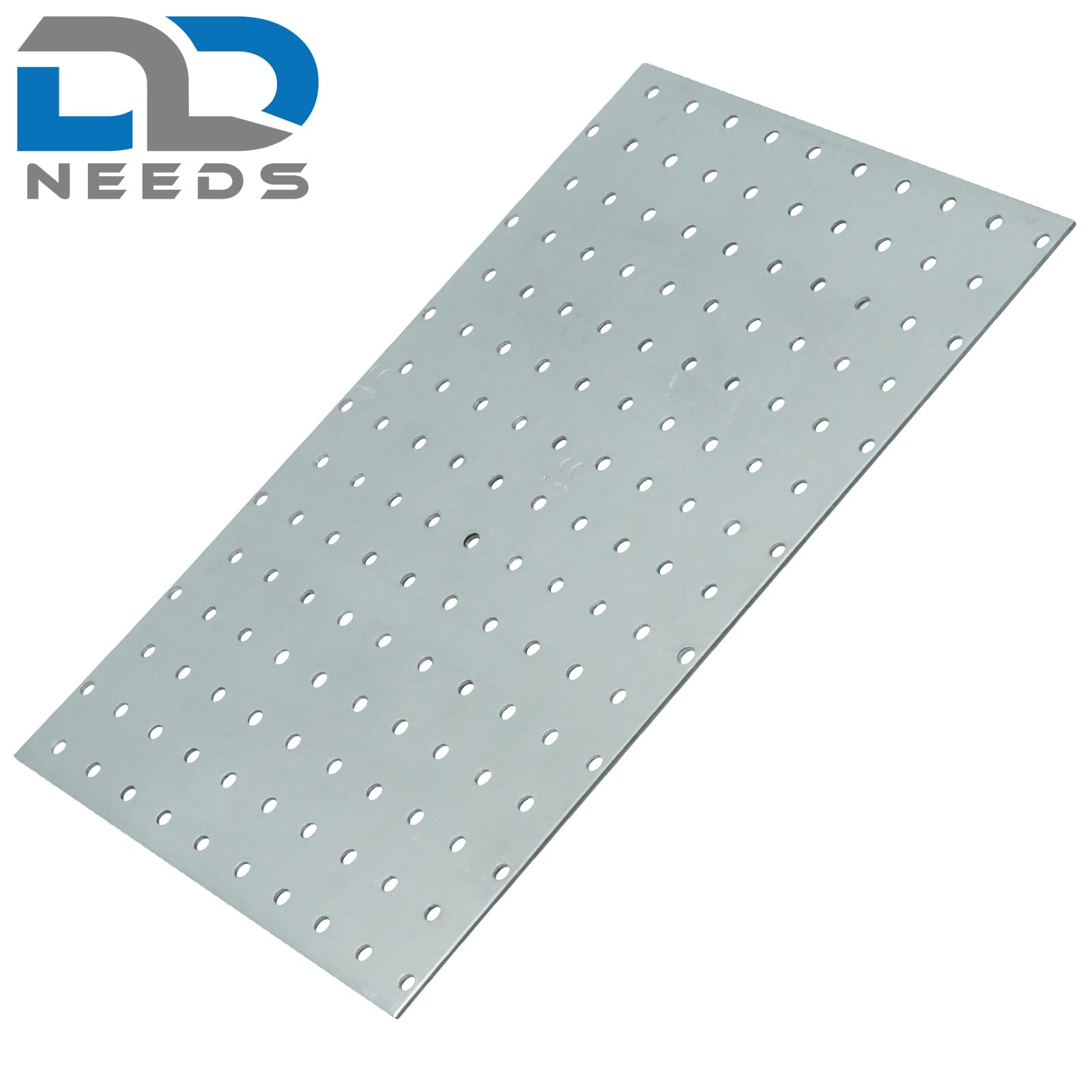 D2D | 20 Stück - Lochplatten - Größe: 200 x 300 mm - Stärke: 2 - Feuerverzinkt E-TA - EN 14545 - Verbindungsplatten - Lochblech - Knotenbleche - Made in Germany