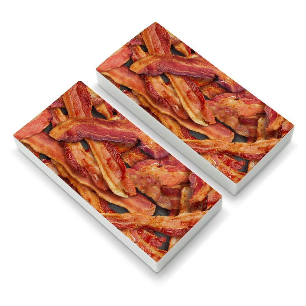 Bacon Galore Eraser Set of 2