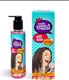 Tooo Koool 4 Your Mom Body Wash with Roman Chamomile & Orange Blossoms, Moisturising, Sulphate-Free, 200 ml Price In India