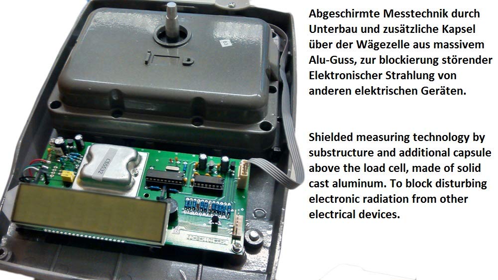 G&G JJ-A Baureihe, Versionen ab 0,01g, Kapazität bis 10kg. Netzanschluss, beleuchtetes Display, Edelstahl-Wägefläche, Tara-Funktion, Laborwaage Industriewaage (JJ1000A: 1000g / 0,01g)