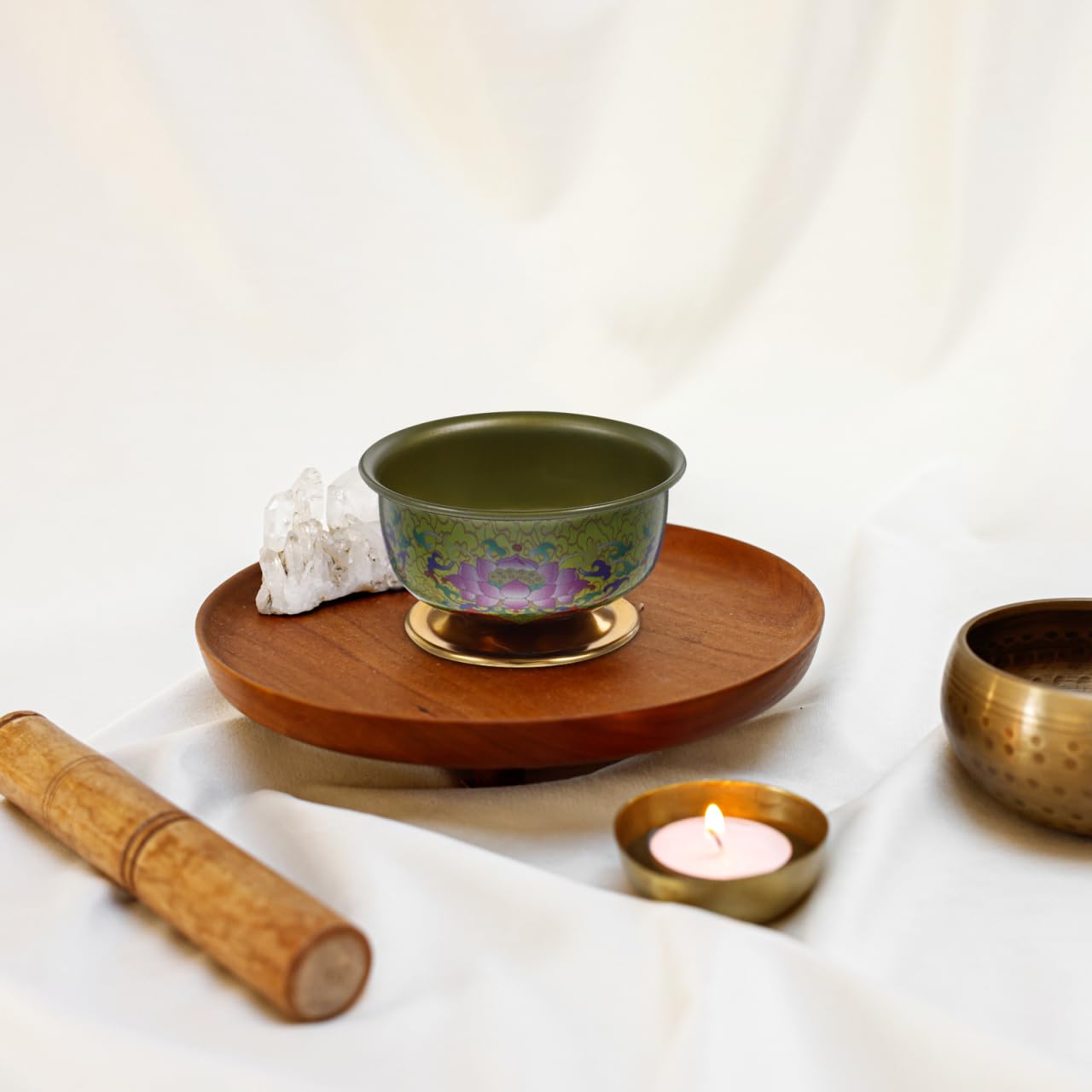 MAGICLULU Copa De Ofrenda De 7 Piezas Taza De Agua De Aleación Cuenco De Ofrenda Budista Resistente Y Pulido Para Decoraciones De Templos Y Hogares