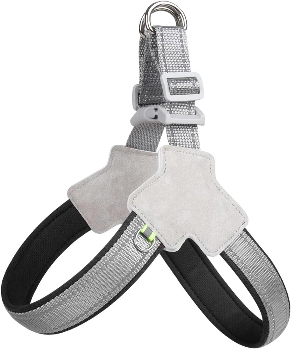 犬用ハーネス ペット犬用ストラップ、小型・中型犬に最適、猫用ノンプルベストストラップ 犬用ハーネス大型犬用(Black,S)