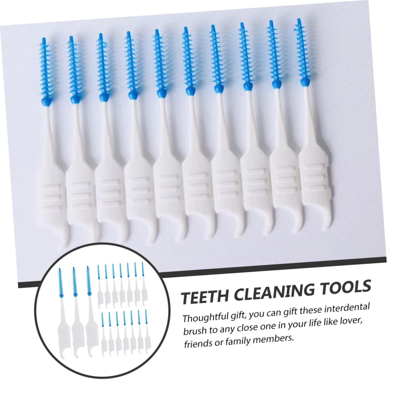 minkissy 800 Piezas Cepillo Interdental Tirantes Limpiador De Portátil Palillos De Cepillo De Cuidado Bucal Herramientas De Cuidado Bucal Selecciones De