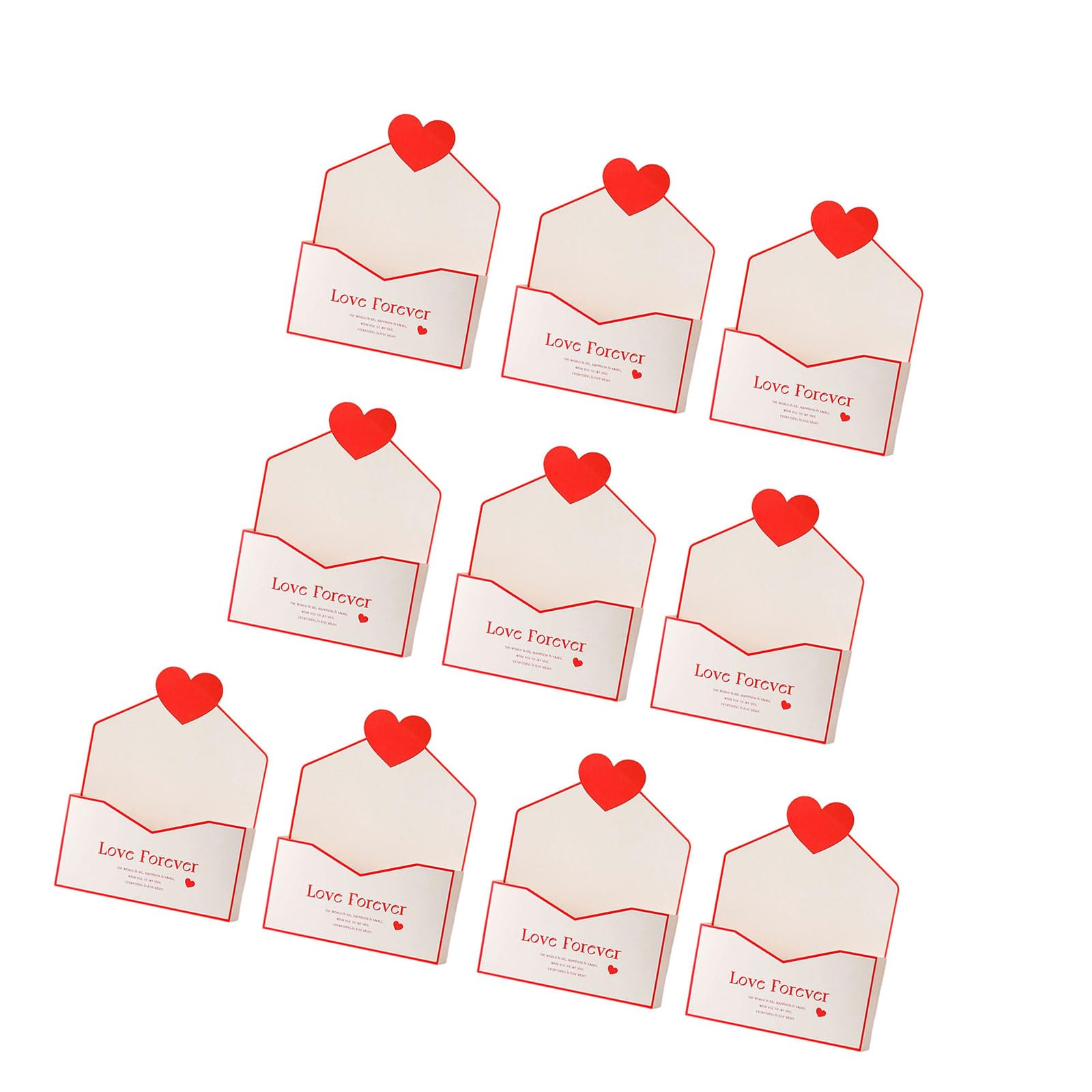 NVOQILIN 10Pieces Creative Envelope Styles Flower Boxes Sturdy User Friendly Paper Materials Party Decoration Box Gift Packaging Box
