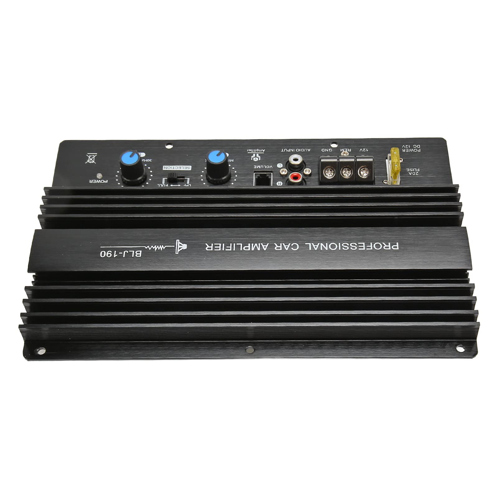Bewinner Amplificador de Potencia para Coche 300W Alta Eficiencia 12V