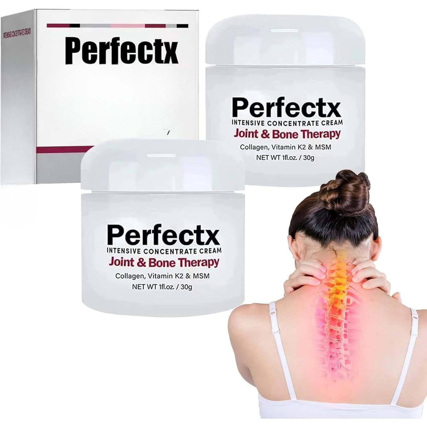 Joint & Bone Therapy Cream Intensive Joint & Bone Therapy Cream Intensive Concentrate for Joint and Muscle Recovery Provides Relief for Back Neck Hands Feet (pack 2) (Pack of 2)-image-4