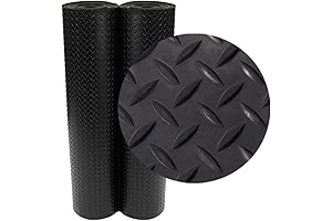 Rubber-Cal Diamond-Plate Rubber Rolls: Unparalleled Flooring for Industrial and Commercial Applications