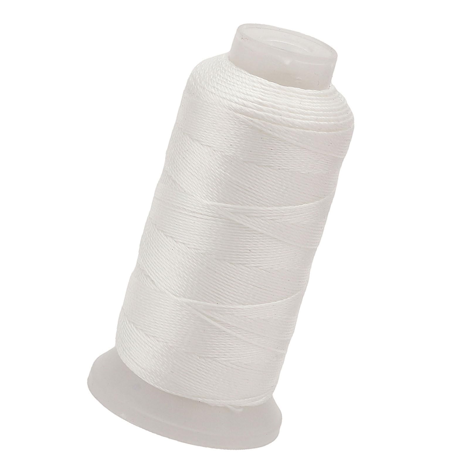 Braiding Cord White Nylon Craft Cord Weaving String for Jewelry Crafting Clothing Repair and Tassels Making Safe Craft Thread