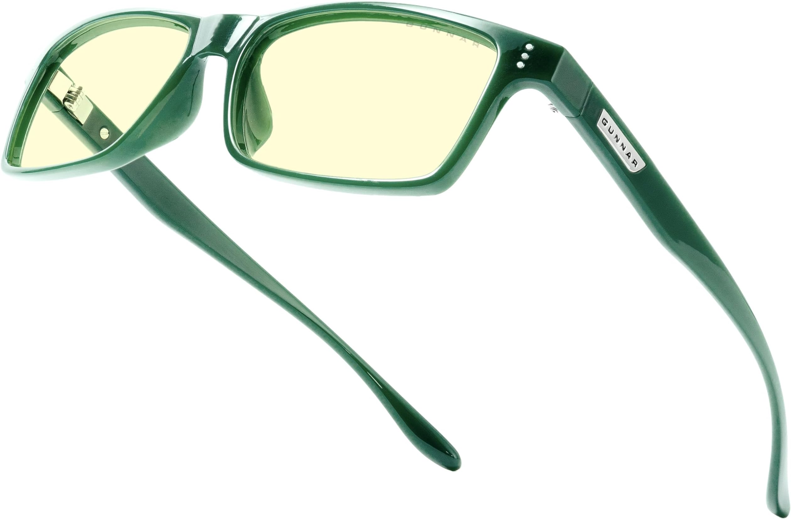 Gaming Glasses - Vertex Moss Amber Lens - Blue Light Blocking Relieve Dry Eye