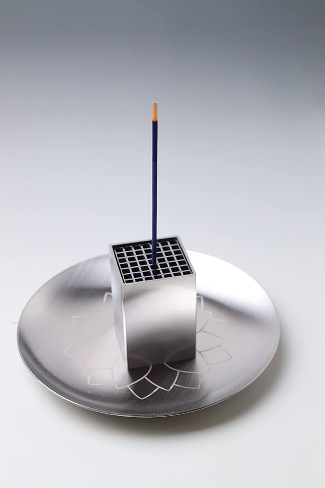 Amazon｜線香立て (心通燈) ステンレス製 灰いらず 安全 掃除が