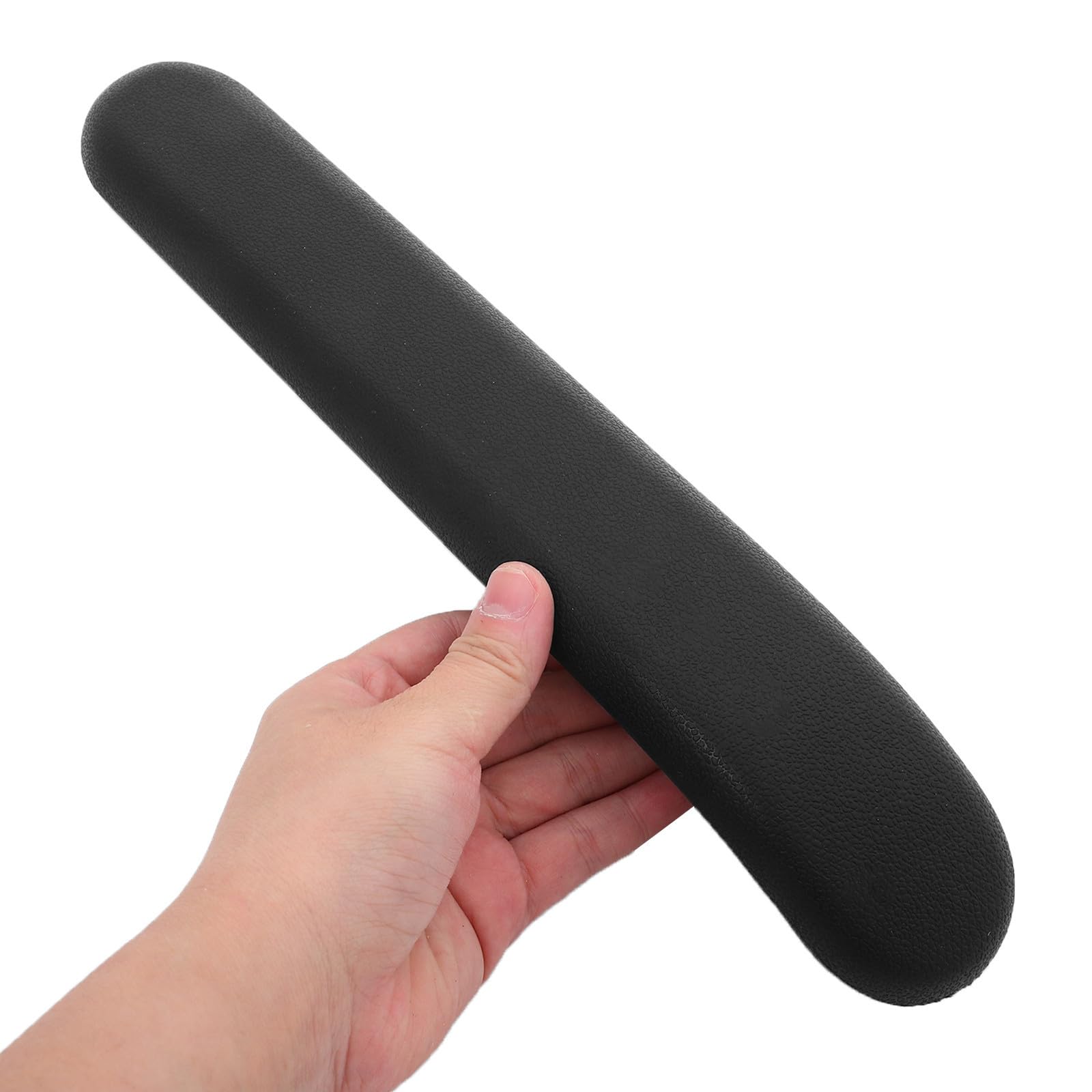 Almohadillas Agarre Cómodo para Reposabrazos 2 Piezas de Silla de Oficina de PU Negro y Reposabrazos Ajustable para Uso en Oficina