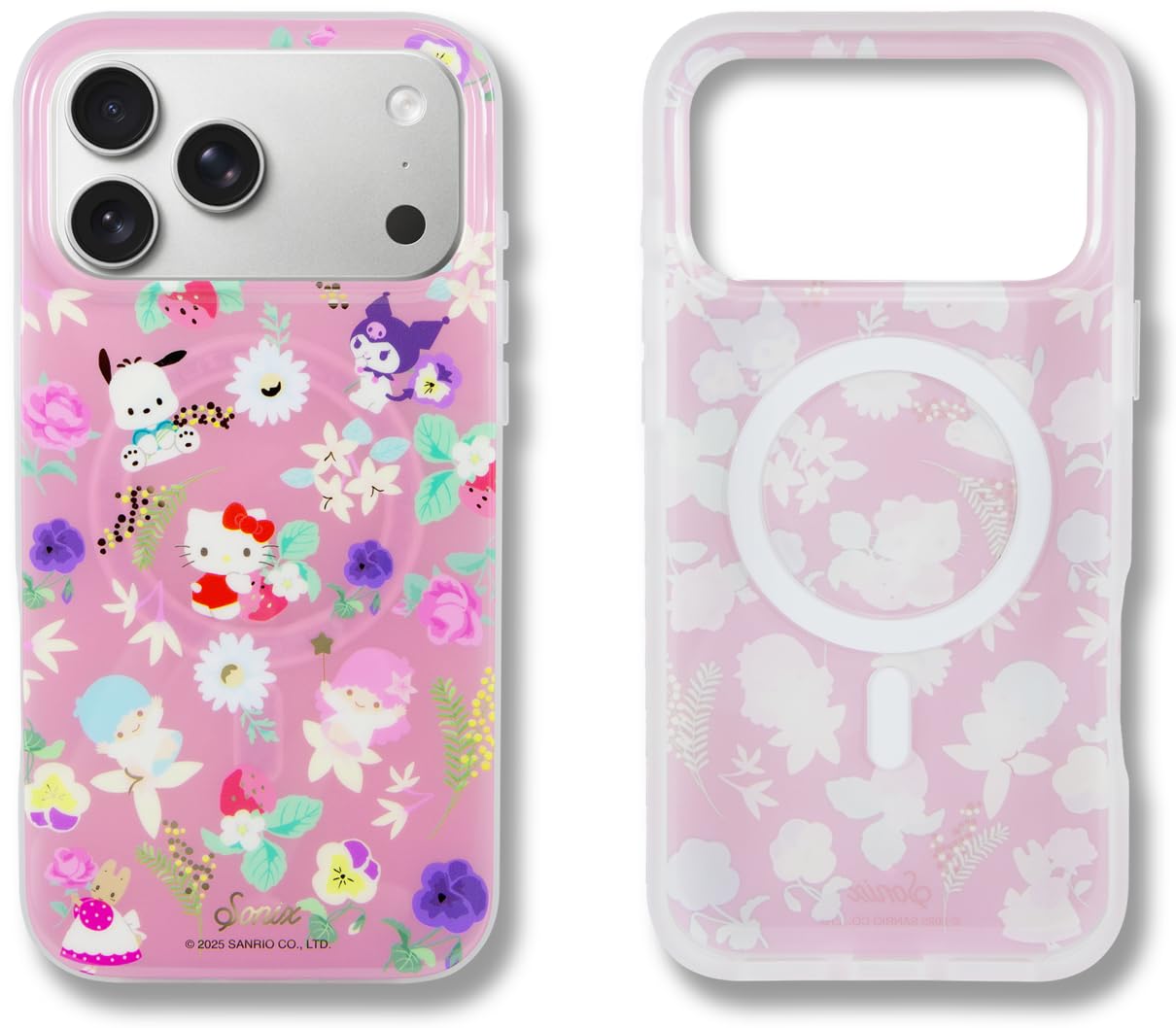 x Sanrio Case for iPhone 17 Pro Max | Compatible with MagSafe | 10ft Drop Tested | Hello Kitty and Friends Floral