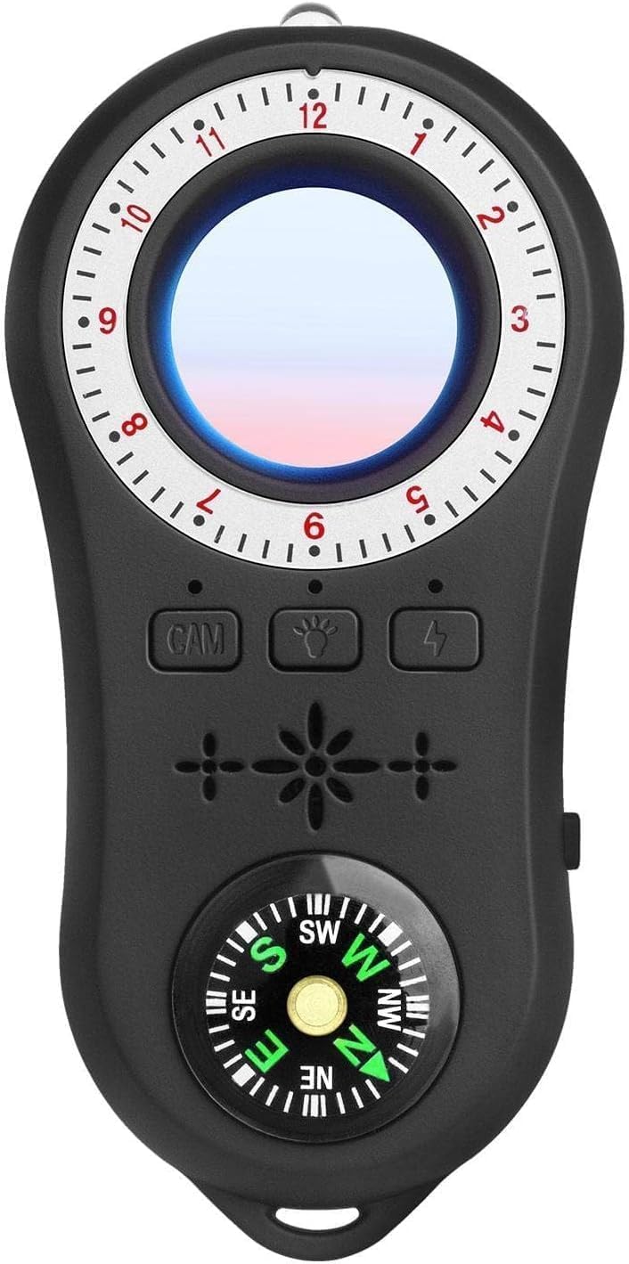 3-in-1 Anti-Spy RF Detector, Hidden Camera Detector, Anti Bug Scanner and Protector, RF Signal and GPS Detector, GPS Tracker and Bug Finder for Hotel, Office, Travel and Home