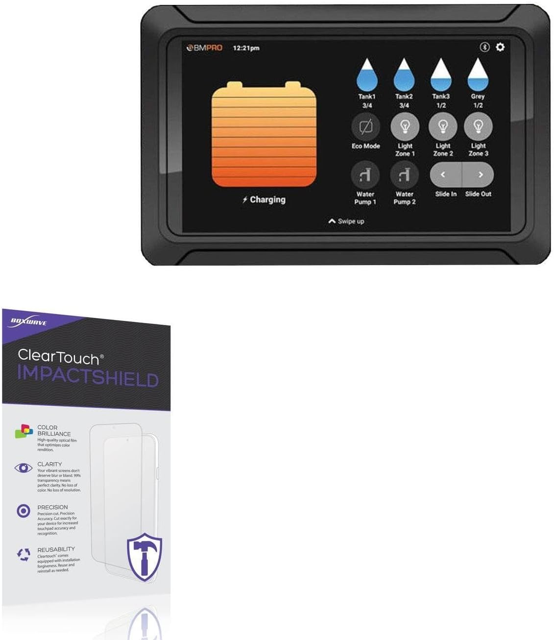 BoxWave Screen Protector Compatible with BMPRO Odyssey - ClearTouch ImpactShield (2-Pack), Impenetrable Screen Protector Flexible Film