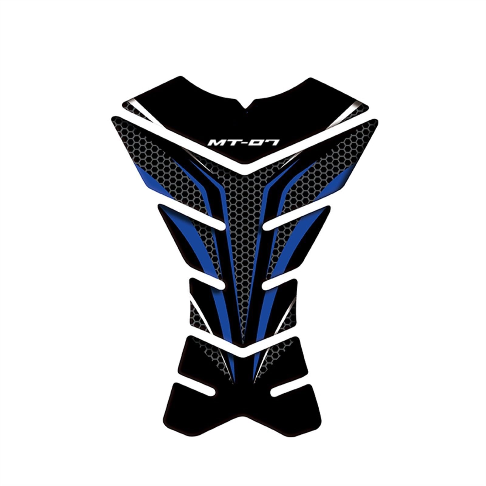 Ysdsls Color17 Motorcycle Fuel Tank Pad Protector Sticker Decals For Yamaha Mt-07 Mt07 Mt07(Color17)