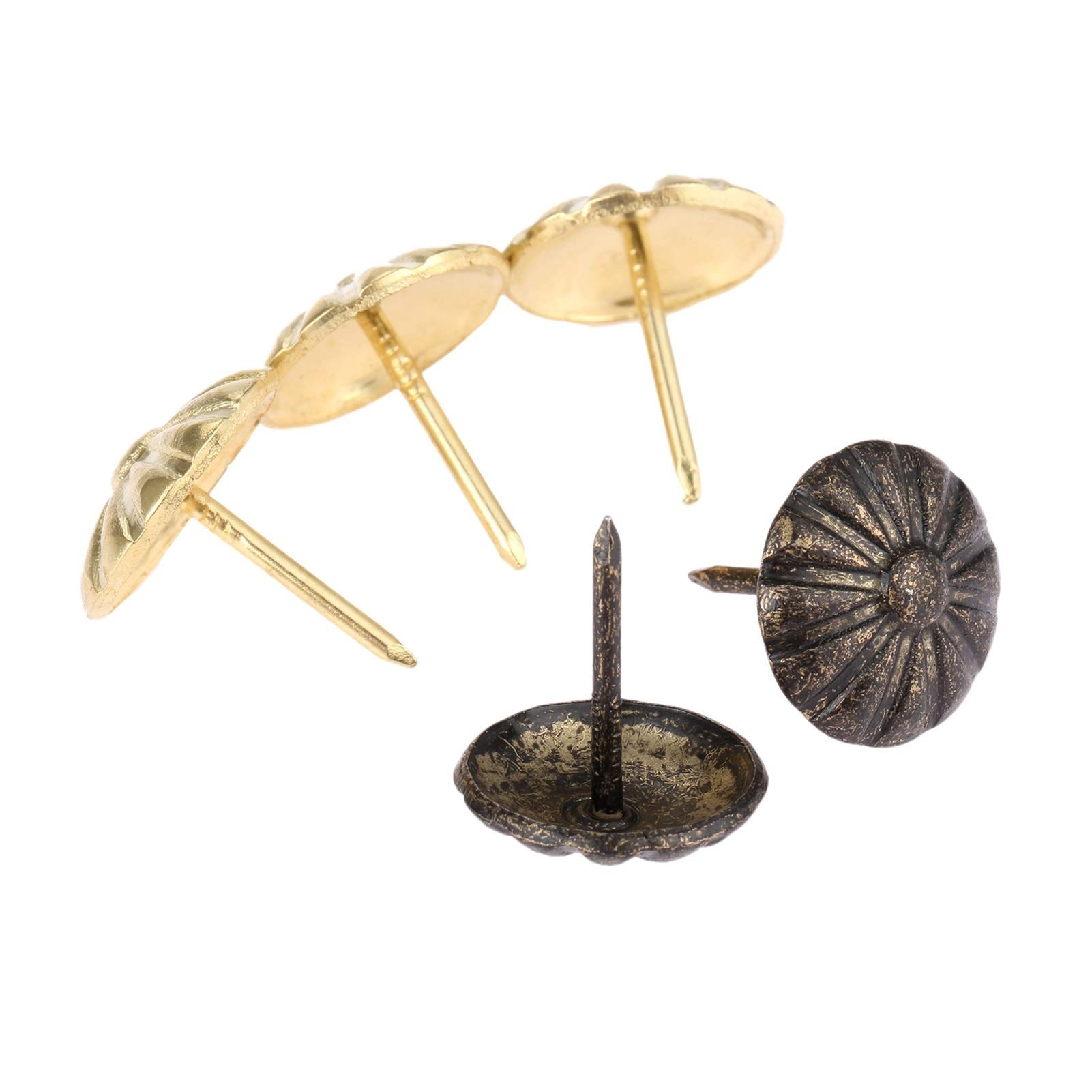 Clous, Punaises, punaises de rembourrage, pouce, décoratives meubles, 10 pièces 19 * 20mm, boîte-cadeau bijoux