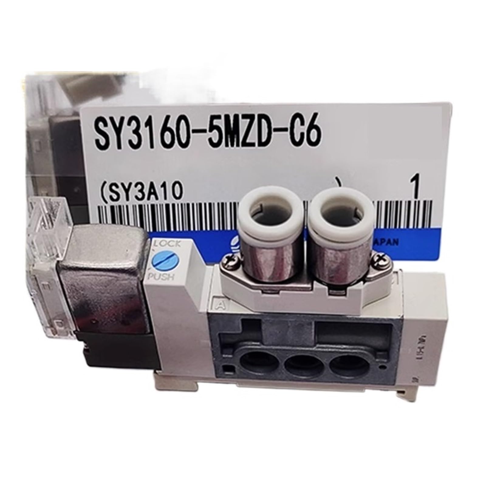 KSZHZYMGX 1PCS solenoid valve SY3160/SY3260-5LZ-5LZD-5LZE-5LOU-5MOU-M5-C4-C6-Q(SY3160-5LOU-M5)